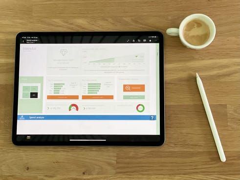 MKB Spend analyse op iPad